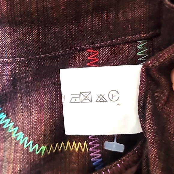 MY WAY Women's Brown, Linen/Cotton Pants Suit.  Size US 8. UK 12 - Picture 10 of 16